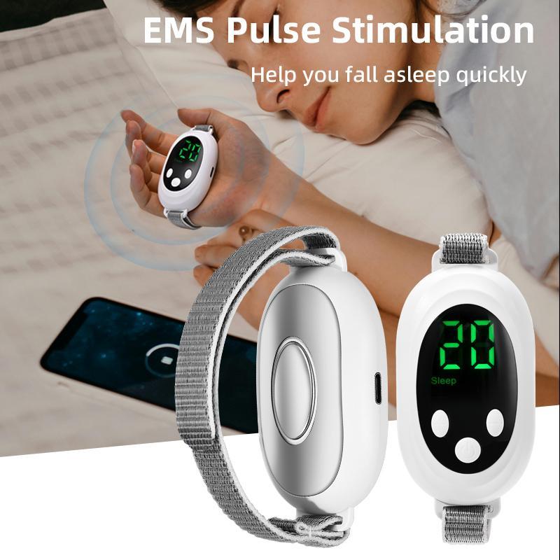 Microcurrent Smart Sleep Instrument, Low Frequency Pulse Sleep Aid Tool for Stress Relief, Personal Care Products for Women & Men