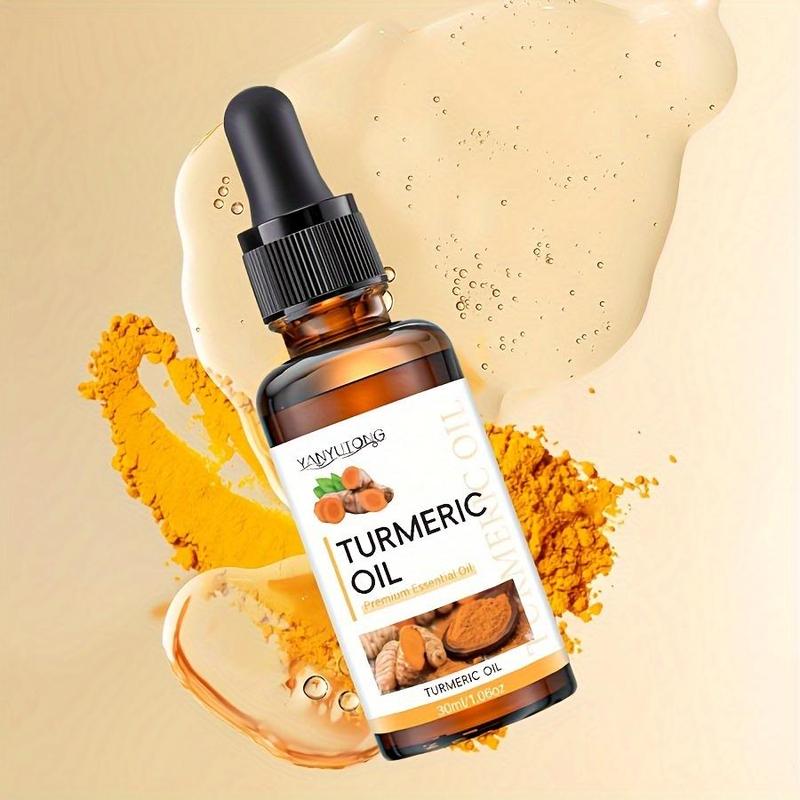 Turmeric Oil, Deep Moisturizing & Skin Firming Facial Serum, Hydrating Facial Essence, Skin Care Product for Women & Men