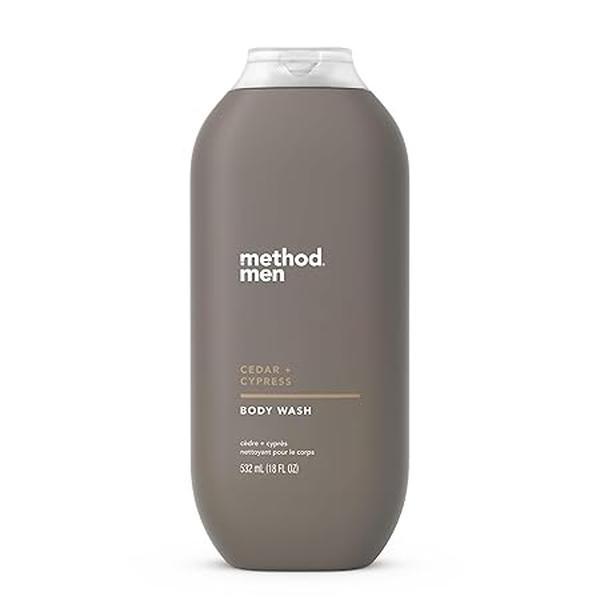 Method Men Body Wash, Cedar + Cypress, Paraben and Phthalate Free, 18 fl oz (Pack of 1)