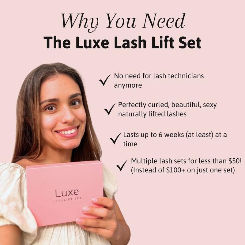 Luxe Lashlift Set (Buy 1 Get 1 Free)   Your Ultimate DIY Lash Lift Kit