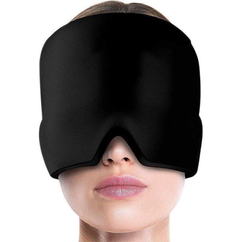 Cold & Hot Compress Gel Cap, Stretchable Sleep Mask Multifunctional Headband for Men & Women, Headband for Head Uncomfortable