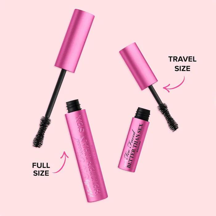 Naturally Better Than Sex Mini Mascara - Volumizing, Curling, Lengthening - Makeup, Plant