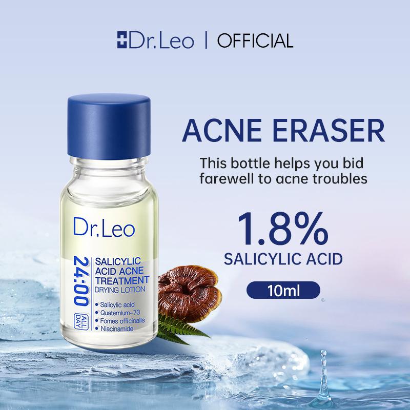 Dr.Leo Acne Essence Salicylic Acid Anti-Acne Drying Lotion Acne Skincare -10ml Smooth Treatments