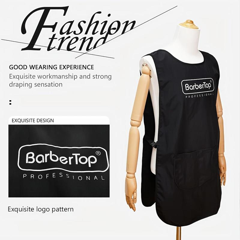 Hairdresser Haircut Vest, Double-sided Professional Waterproof Haircut Apron, Protective Vest with Deep Pockets & Quick Release Buckle, Durable Hairdresser Vest for Salon & Home Use