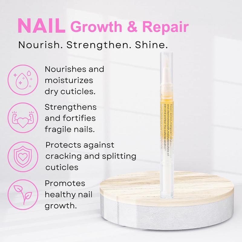 [Black Friday] AUBUOBUO Nail Growth Oil -Moisturize,Strengthen, andBrighten Nails, Overall Healthy Nail CareSolutions, Nourishing Manicure, Cuticle Oil Pen,Nail Oil