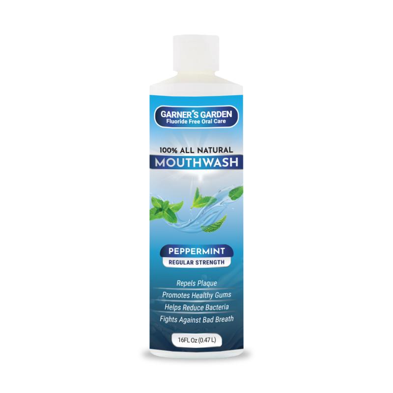 Garner's Garden Mouthwash and Oil Pulling Alternative Mouthwash Bundle + Breath Refresher Spray