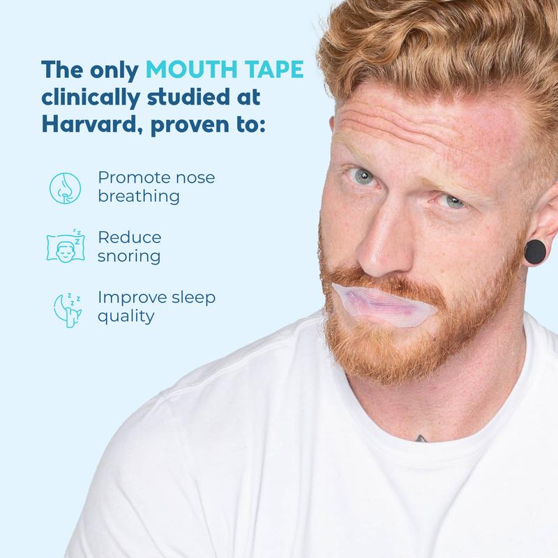 SomniFix Mouth Strips for Better Sleep - Gentle Hypoallergenic Tape to Reduce Snoring, Improve Sleep Quality and Better Oral Health - As Seen on Shark Tank Skincare Comfort