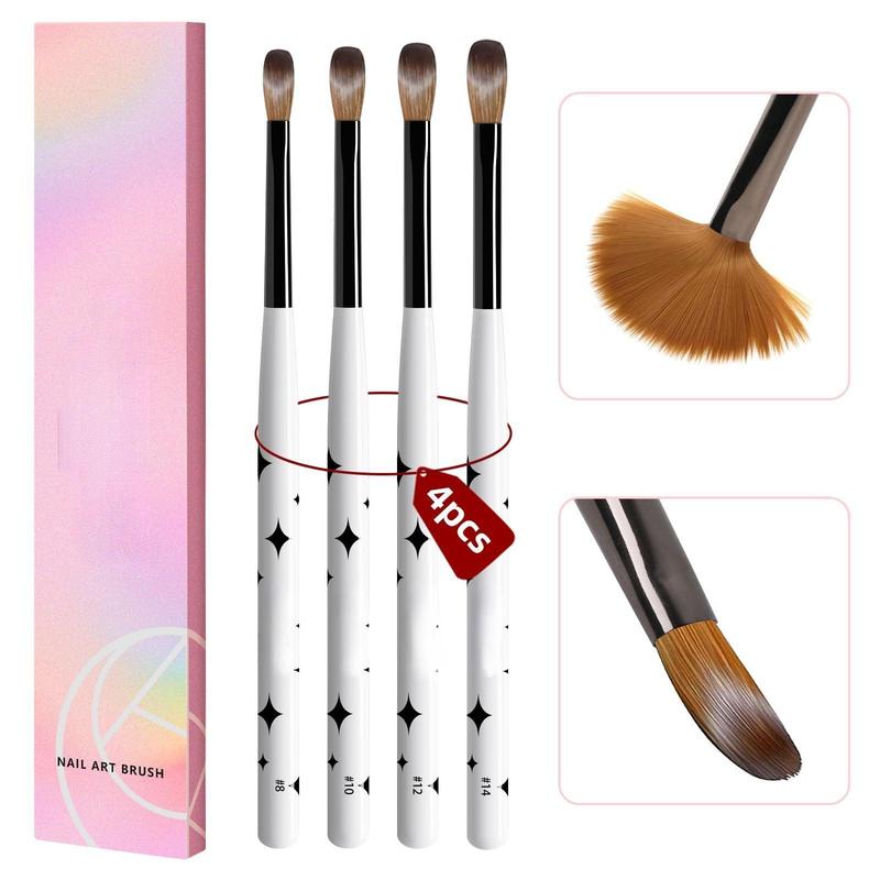 Acrylic Nail Brush Set - Acrylic Nail Brush for Acrylic Powder, Acrylic Application, Nail Extension and 3D Nail Sculpting for Beginners and Professionals Electric Nail