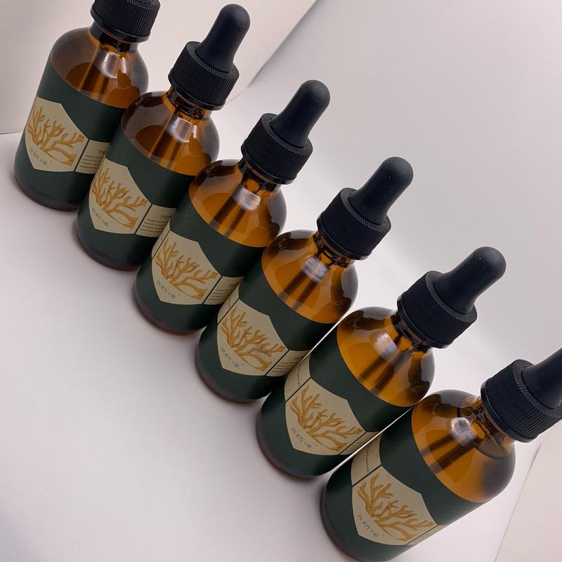 Turmeric SeaMoss Body Oil for Acne & Dark Mark Removal - Hydrating & Soothing - Body Care