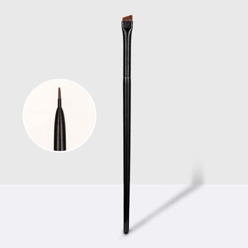 Portable Versatile Eye Brow Brush, Soft and Fine Bristles Brow Brush, Slanted Brow Tinted Brush for Eyebrow Cream, Powder, Gel and Pomade