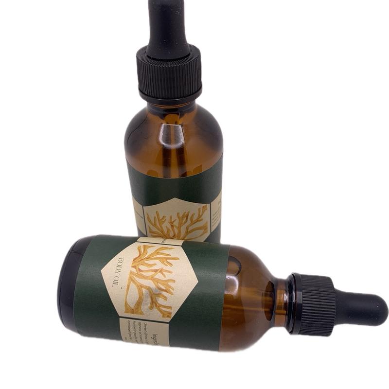 Turmeric SeaMoss Body Oil for Acne & Dark Mark Removal - Hydrating & Soothing - Body Care