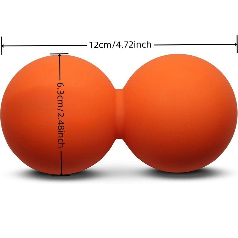 Peanut Shaped Massage Ball, Manual Massage Tool for Back Muscle, Trigger Point Deep Tissue Exercise Massage Ball, Body Care Tool for Home & Travel