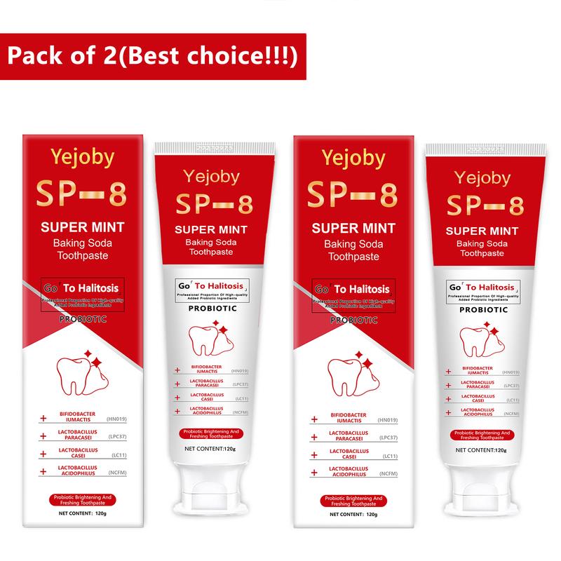 [90% People Choose]  Super Probiotic Sp-8 Toothpaste, Sp-8 Ultra Whitening Toothpaste, Sp 8 Toothpaste,Fresh Breath, Sp-8 Toothpaste 4.9 oz SP-10,SP-10 SP-6 SP-4 sp-10 sp-6 sp-4 sp8 sp6 sp4 SP-10