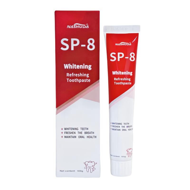 SP-8 Probiotic Toothpaste Brightening Tooth Remove Plaque Stains, Oral Hygiene Clean Fresh Breath Dental 100g Family Use