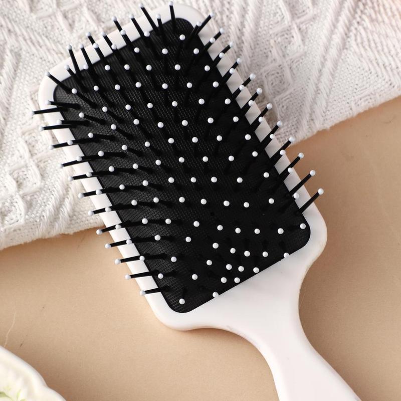 Colorful Flower Pattern Hair Brush, Hair Scalp Massage Comb, Hair Styling Tool for Women & Girls, Heatless Styling Tool for Daily Use