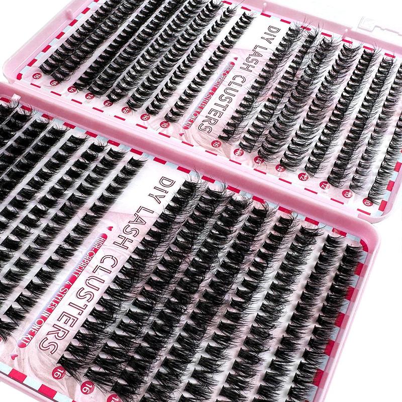 Mixed Length Individual False Eyelashes, 1 Box Natural Look Eyelash Extensions, Self Grafting Curl Eyelashes, Eye Makeup Enhancement False Eyelashes