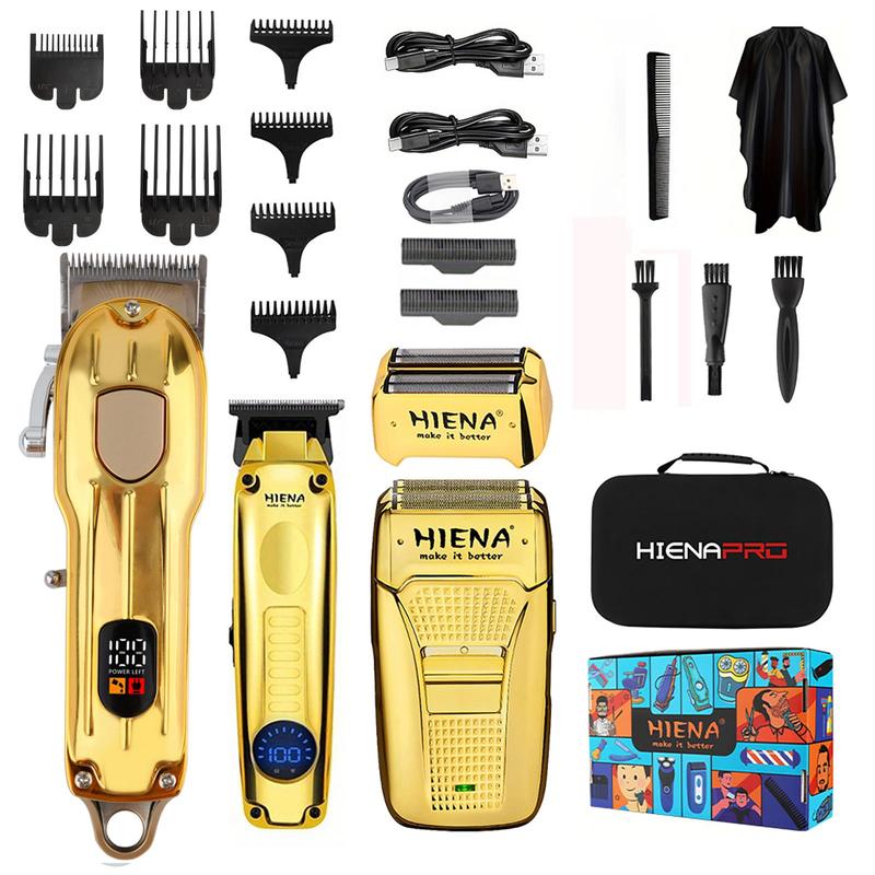 Electric Hair Cutting Tool Set, 1 Set Electric Hair Clipper & Trimmer & Razor & Accessories, Household Rechargeable Hair Clipper for Men