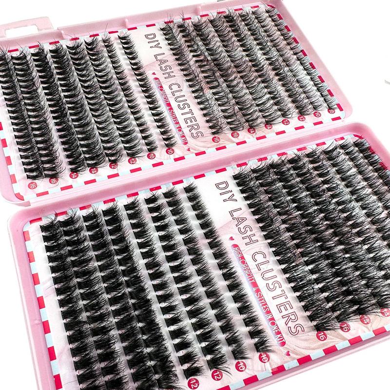 Mixed Length Individual False Eyelashes, 1 Box Natural Look Eyelash Extensions, Self Grafting Curl Eyelashes, Eye Makeup Enhancement False Eyelashes