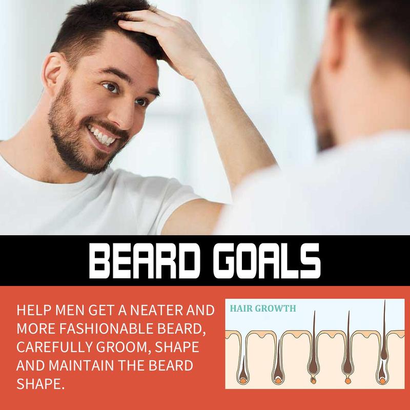 Beard Thickening Roller: StainlessSteel for Groomed, Stylish Beard -Perfect Gift for Women & Men