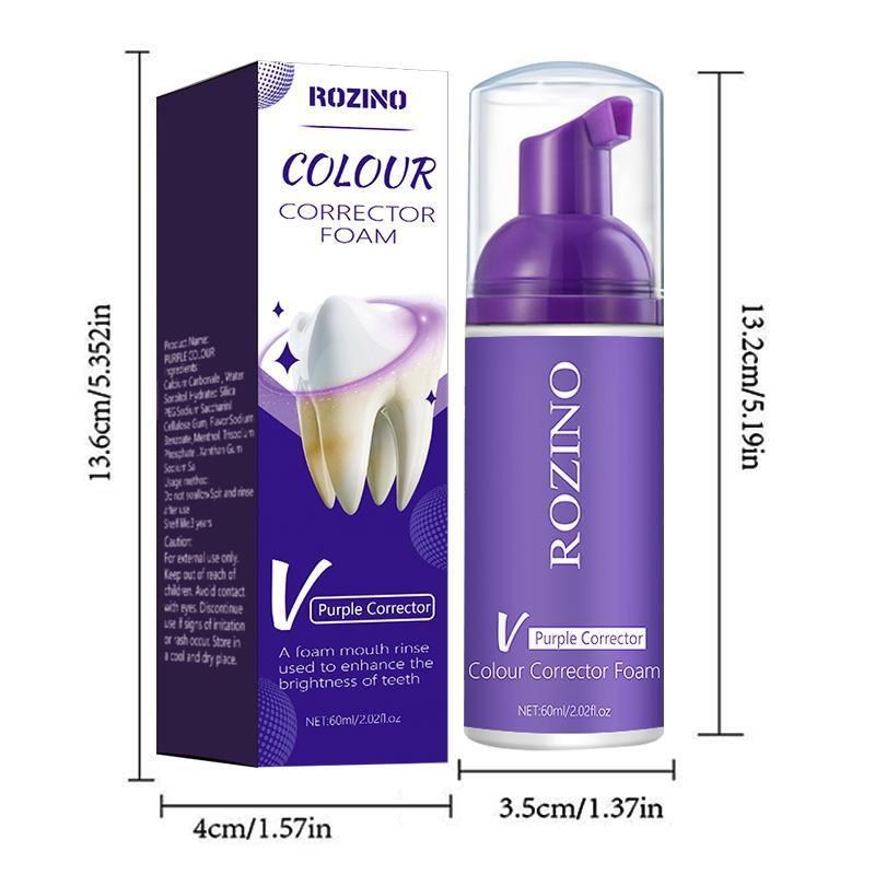 Purple Oral Mousse, 1 Box Deep Cleaning Oral Care Foam, Gentle Gingival Care Oral Care Product for Women & Men