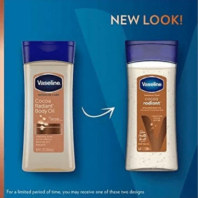 Vaseline Daily Brightening Lotion 600ml & Coco Radiant Gel 200ml - Set of 2