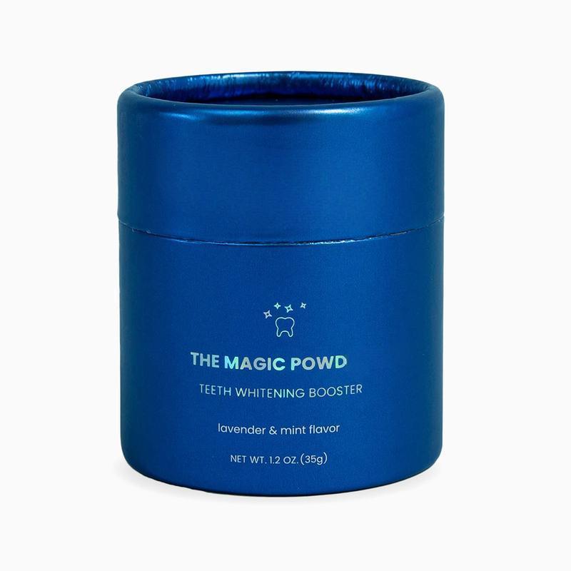 Teeth Whitening Magic Powder | Adds Whitening Effects to Any Toothpaste | Infused with Calcium Carbonate for White Teeth | Lavender & Mint