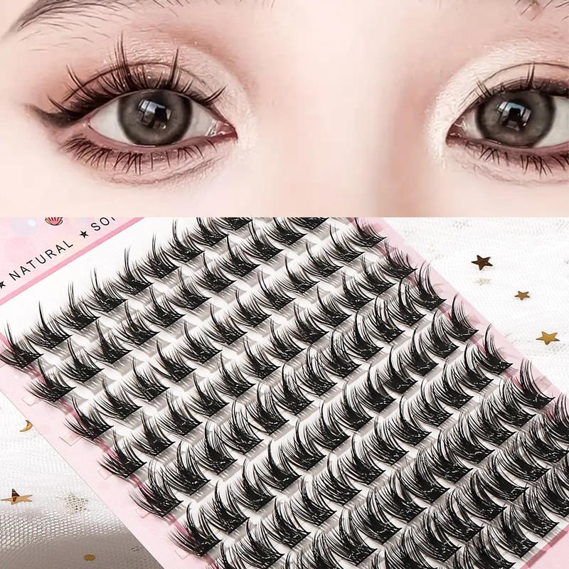 Mixed Length Eyelash Extensions Kit, 1 Box C Curl Individual False Eyelashes, Professional Eye Makeup Accessories for Women & Girls