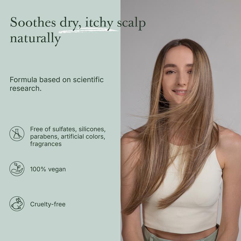 Good&All Dry Itchy Hair treatments Scalp treatments - Leave-in Soothing Itch Relief with Peppermint & Bisabolol, Fragrance-Free, Paraben-Free, Vegan, Cruelty Free Haircare - 165ml