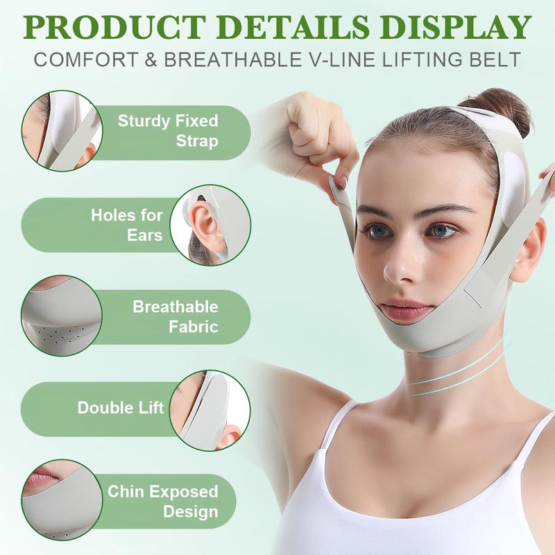 V-shaped Face Lifting Bandage, Breathable Face Lifting Bandage, Face Lifting Bandage, Facial Slimming & Massage Tools for Women