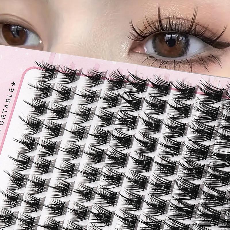 Mixed Length Eyelash Extensions Kit, 1 Box C Curl Individual False Eyelashes, Professional Eye Makeup Accessories for Women & Girls