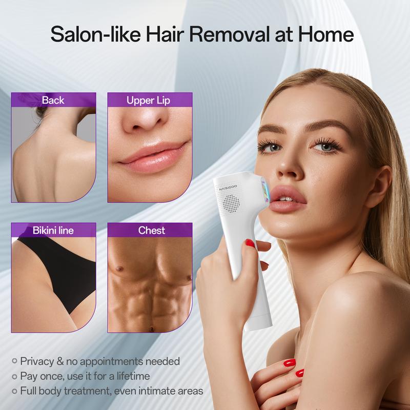 Sapphire ice-cooling IPL Laser Hair Removal Device 4 Sessions For Visible Results Effective 550nm Smooth Comfort ipl ice cool hair removal device laser ipl Home IPL pain  free Portable IPL IPL Hair