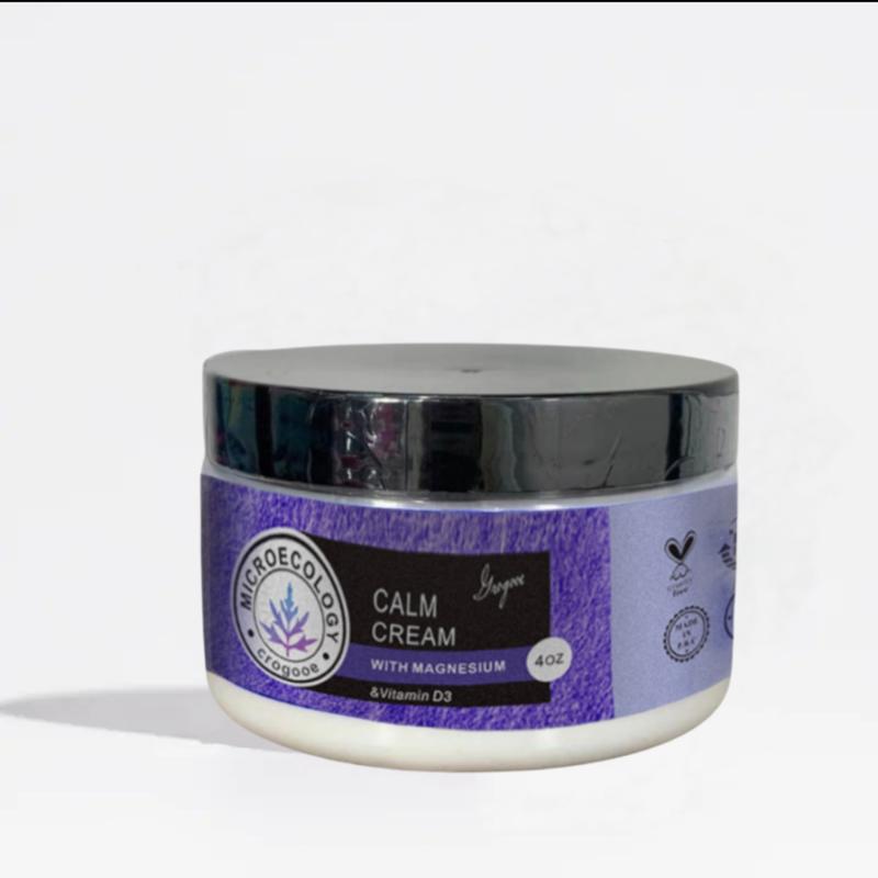 Calm Cream With Magnesium&Vitamin-4oz Moisturizer Skincare Hydrating Comfort Moisture Hydrate Moisturizing