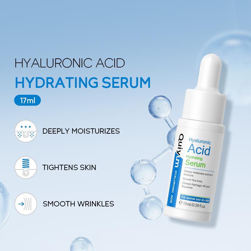 Hyaluronic Acid Hydrating Comfort Skincare Serum, Deep Moisturizing Facial Serum, Skin Care Products for Women and Men, Skin Moisturizer