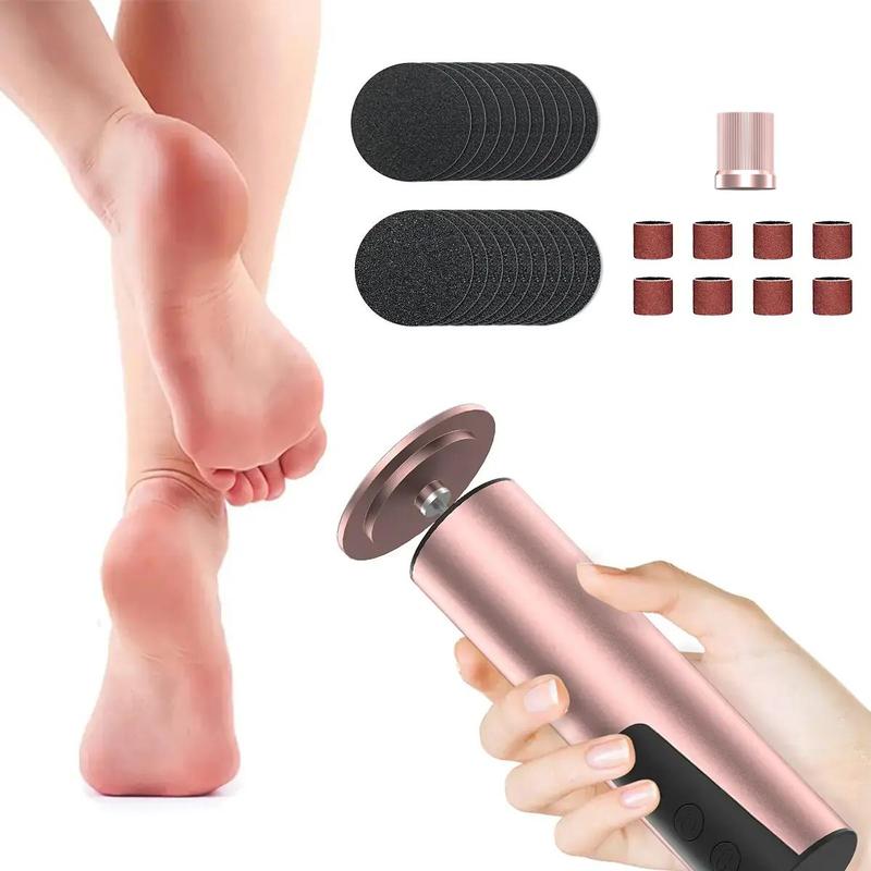 6 Gear Speed Controller Electric Foot Callus Remover With 20pcs Replacement Sandpaper Disk, Electric Callus Remover With USB Charging For Men Women, Christmas Gift