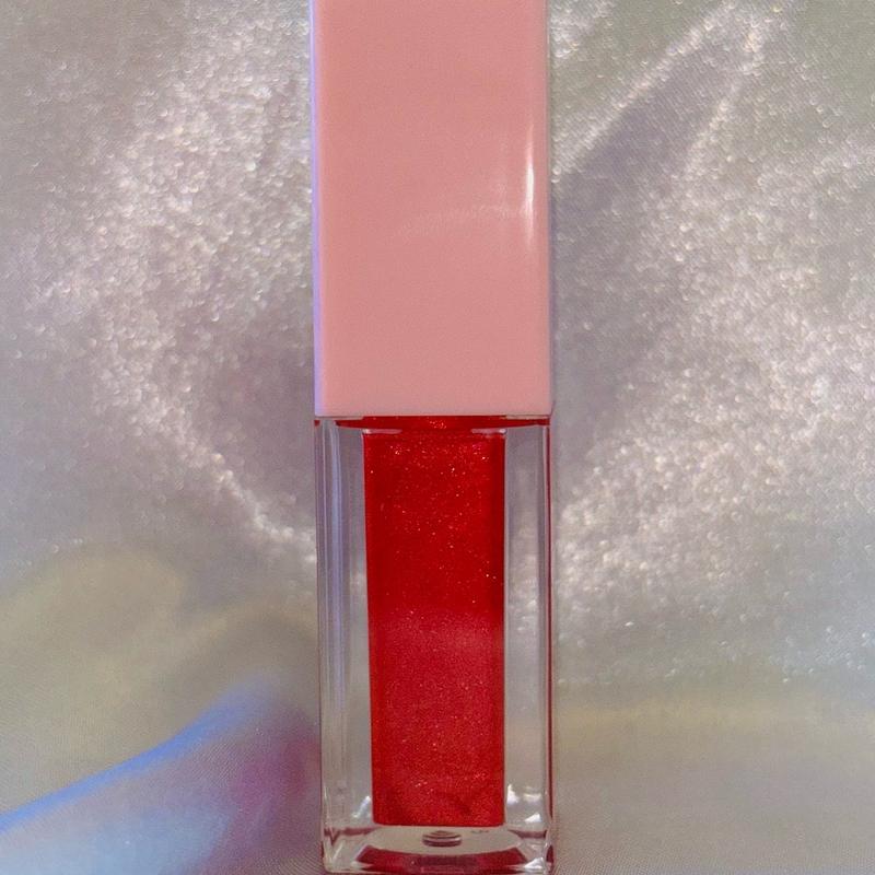 “I’m rich” Ruby red money lip oil