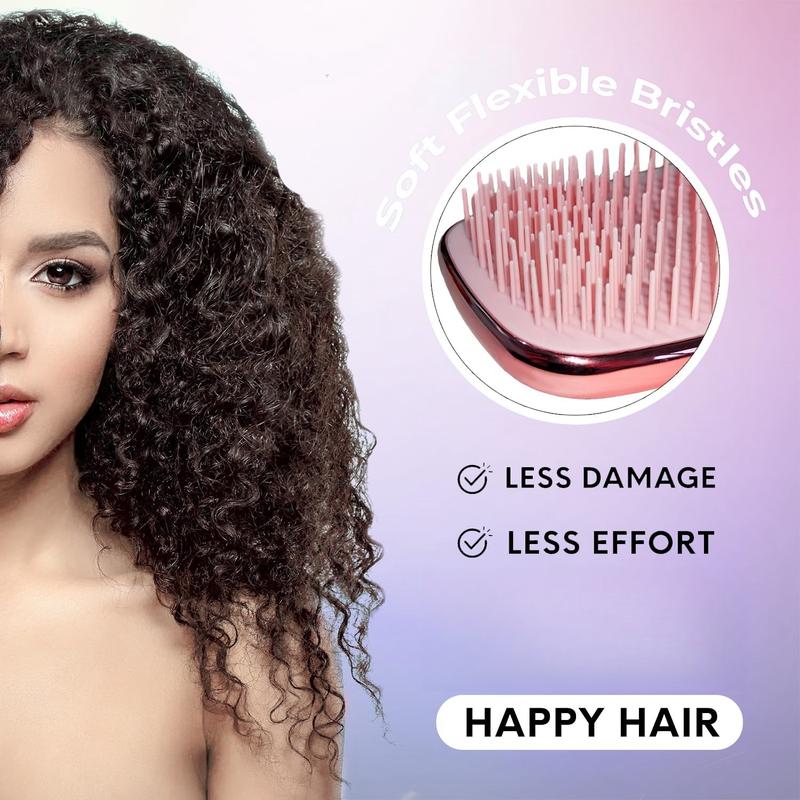 Ultimate Detangler Brush for Thick, Curly & Straight Hair – Pain-Free Wet & Dry Use, Ideal for Women, Kids & Toddlers, Perfect Christmas Gift!