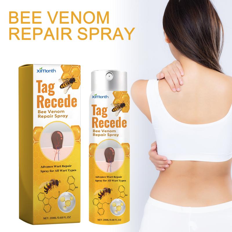 Ximonth 20ml Bee Venom Tag Removal Spray for use on moles and warts Acne Skincare Skin Repair