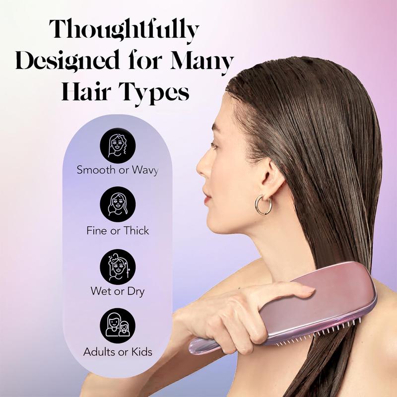 Ultimate Detangler Brush for Thick, Curly & Straight Hair – Pain-Free Wet & Dry Use, Ideal for Women, Kids & Toddlers, Perfect Christmas Gift!