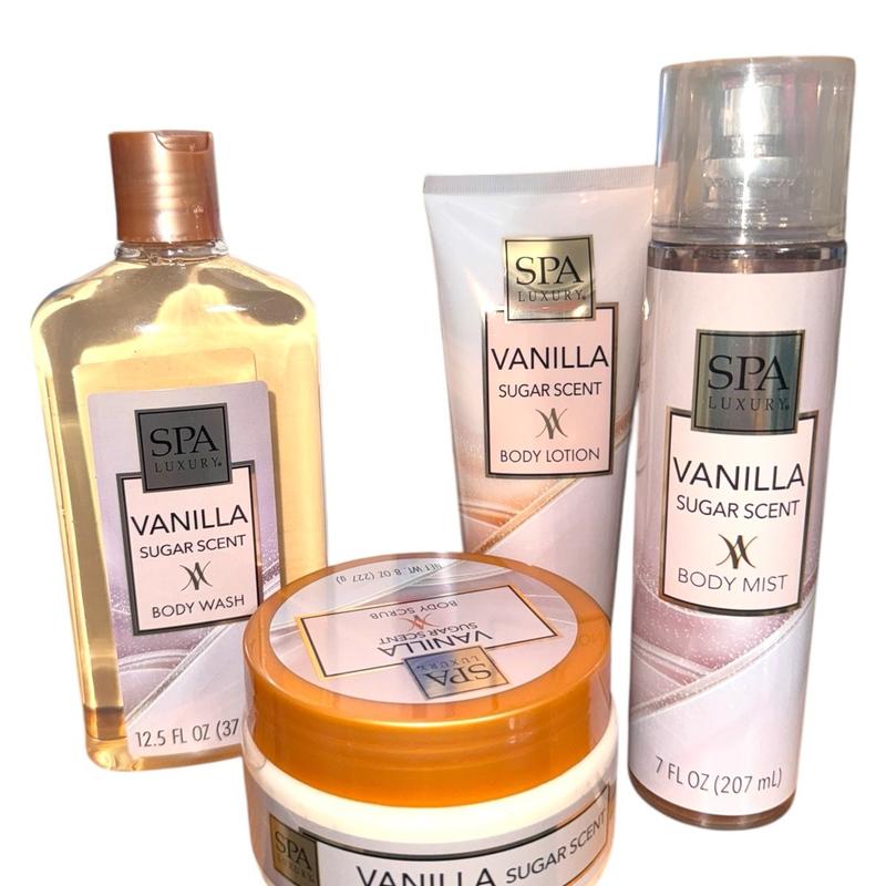 4-Pc Vanilla Sugar Scent Body Set-BodyCare