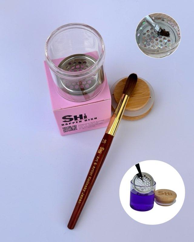 SHi Dappen Dish  – the ultimate nail tech essential Lid Nail Art