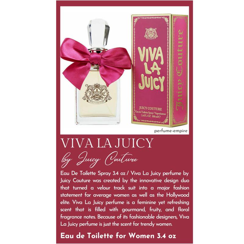 VIVA LA JUICY by Juicy Couture for women EDT 3.3   3.4 oz New in Box