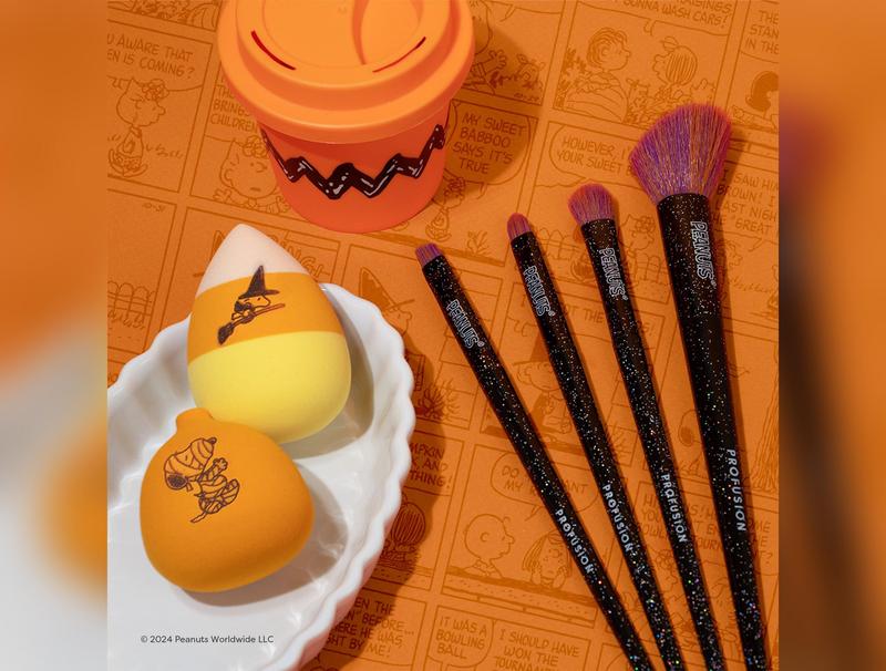 Peanuts Halloween | Witchy Blend 4 PC Eye & Face Brush Set