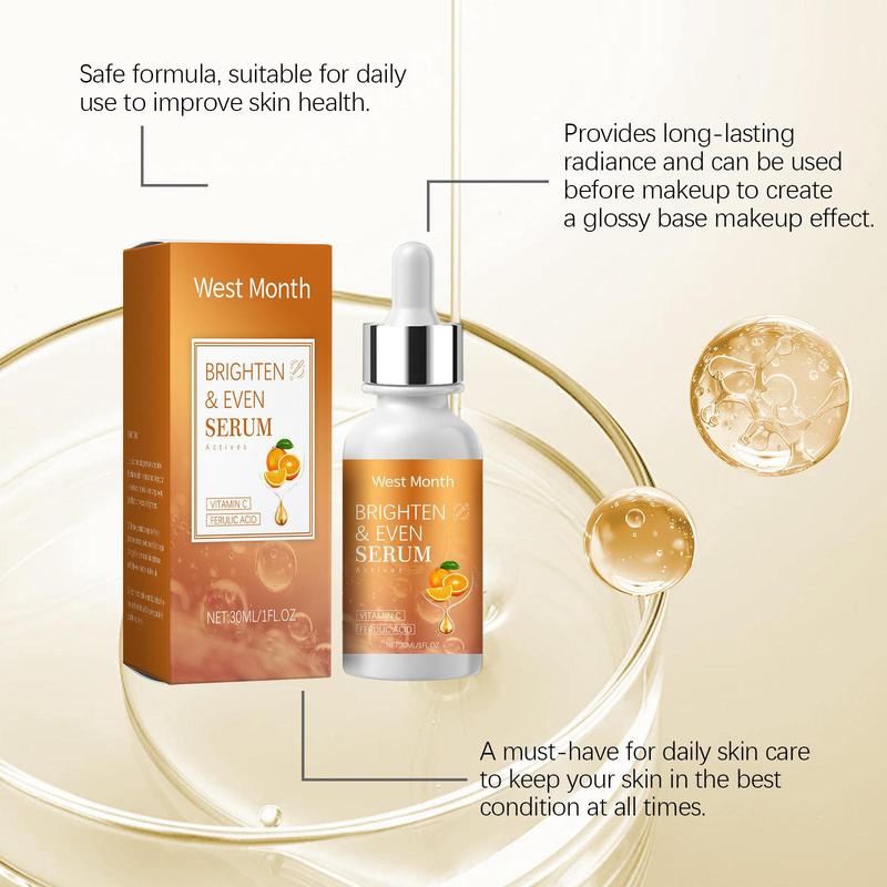 Vitamin C Facial Serum, Brightening & Firming Facial Essence, Moisturizing Facial Serum, Face Care Serum for Women & Men