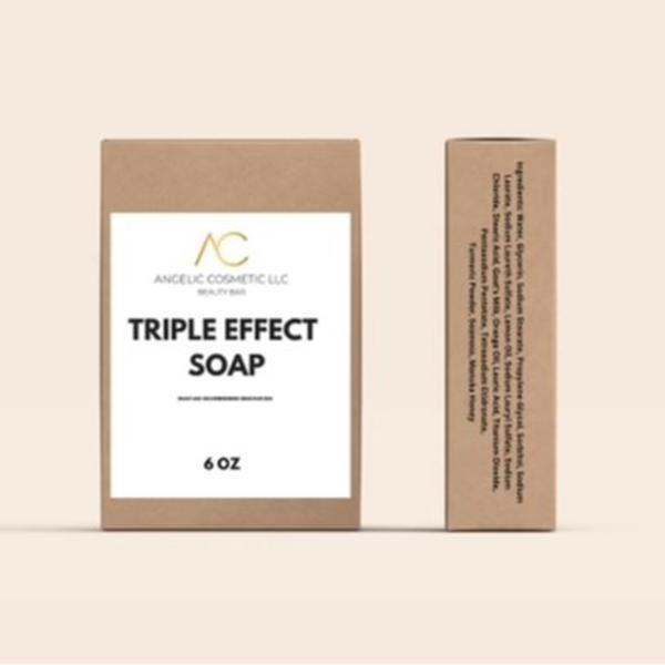 Triple Effect Bar Soap with Coconut, Lemon, and Honey for Radiant Skin - Body Care skincare routine