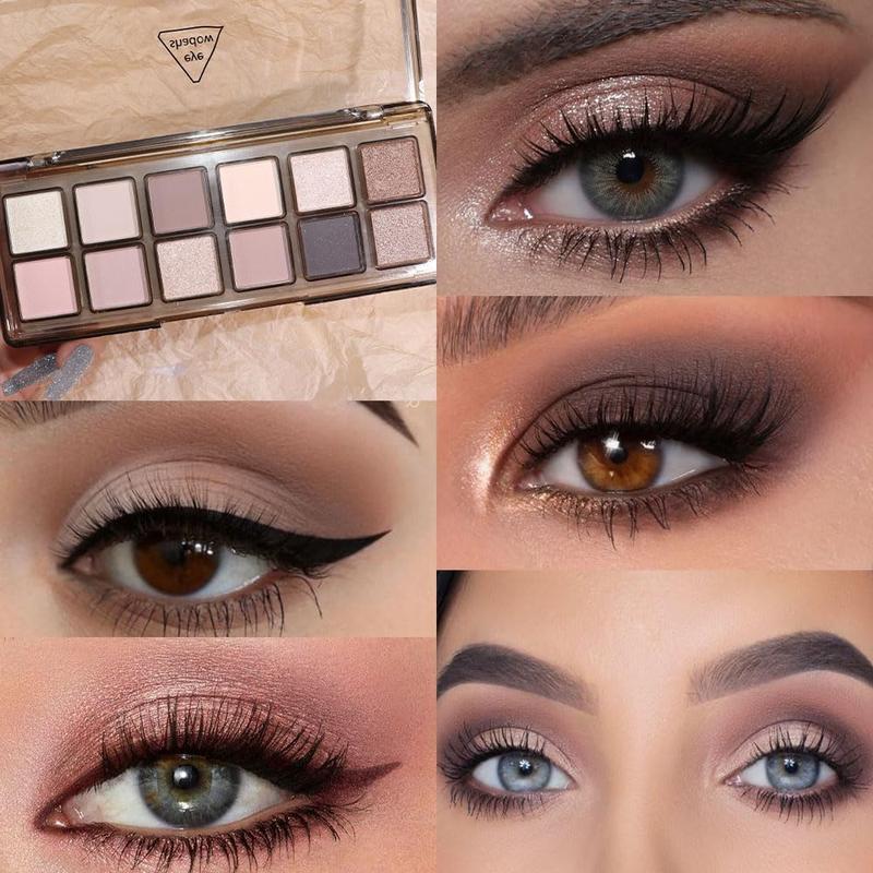 12-Color Nude Eyeshadow Palette for Versatile Day-to-Night Looks – Blendable, Long-Lasting, and Highly Pigmented. Elevate Your Eye Makeup – Unleash Your Unique Style (20)