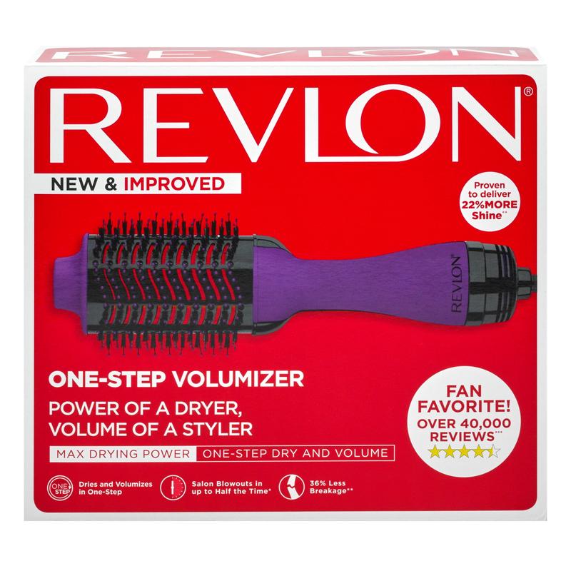 Revlon One-Step Ceramic Hair Dryer & Volumizer Hot Air Brush, Purple