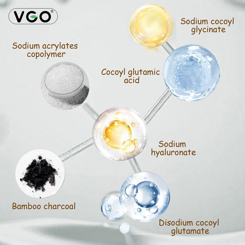 VGO Facial Cleanser of Double Care and Effets 50g All types of skins Cleanse and moisturize Hydrating Comfort Skin Repair