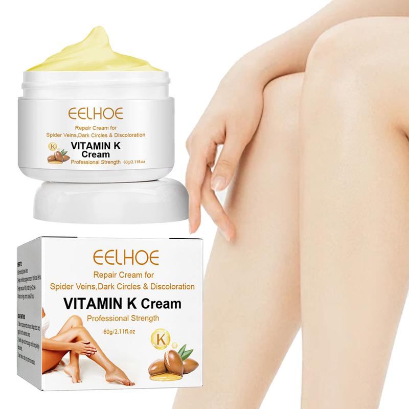 60g Veins Skin Repair Relief Cream,Massage Cream,Moisturizing Cream,Vitamin K Cream,Body Care for Women&men,Suitable for All Skin Types,Skin Care Repair Cream Moisturizer Comfort Moisture Hydrating Lotions