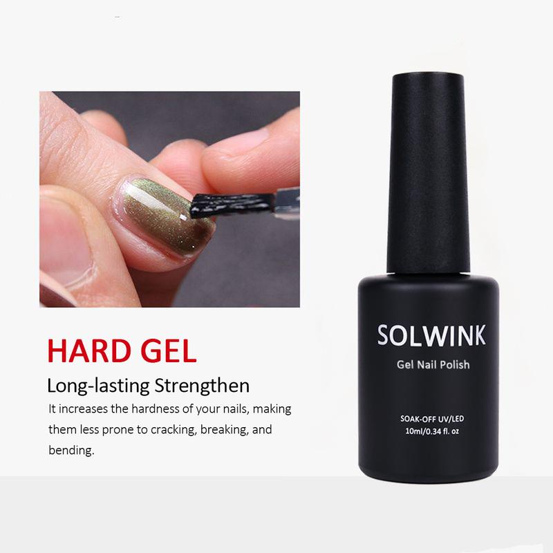 Rock Sugar No Wipe Top Coat Base Coat Hald Gel Blooming Foundation Nail Polish Soak Off UV LED Nail Gel