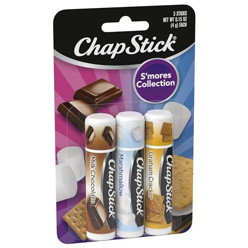 ChapStick S'more Collection Variety Pack Lip Balm Tube, Lip Care, 0.15 Ounce (Pack of 3)